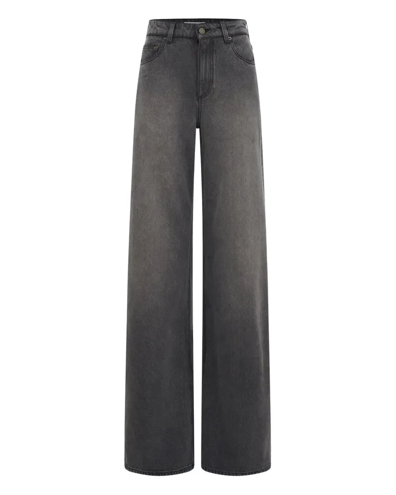 Marine Serre Moon Laser Jeans - Grau Grau