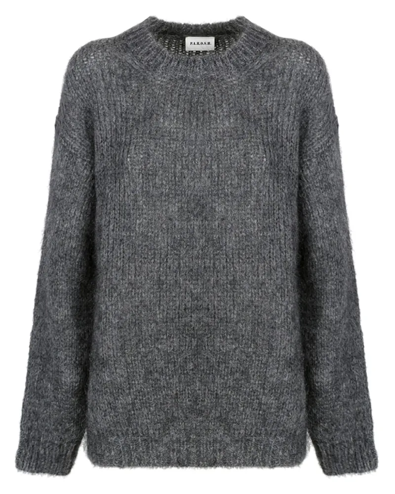 P.A.R.O.S.H. P.A.R.O H. Pullover mit rundem Ausschnitt - Grau Grau