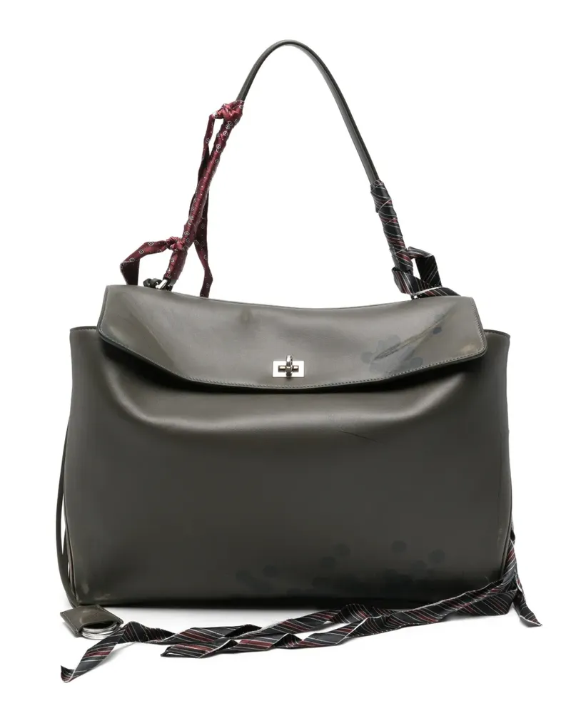 Balenciaga Rodeo stain-effect tote bag - Grün Grün