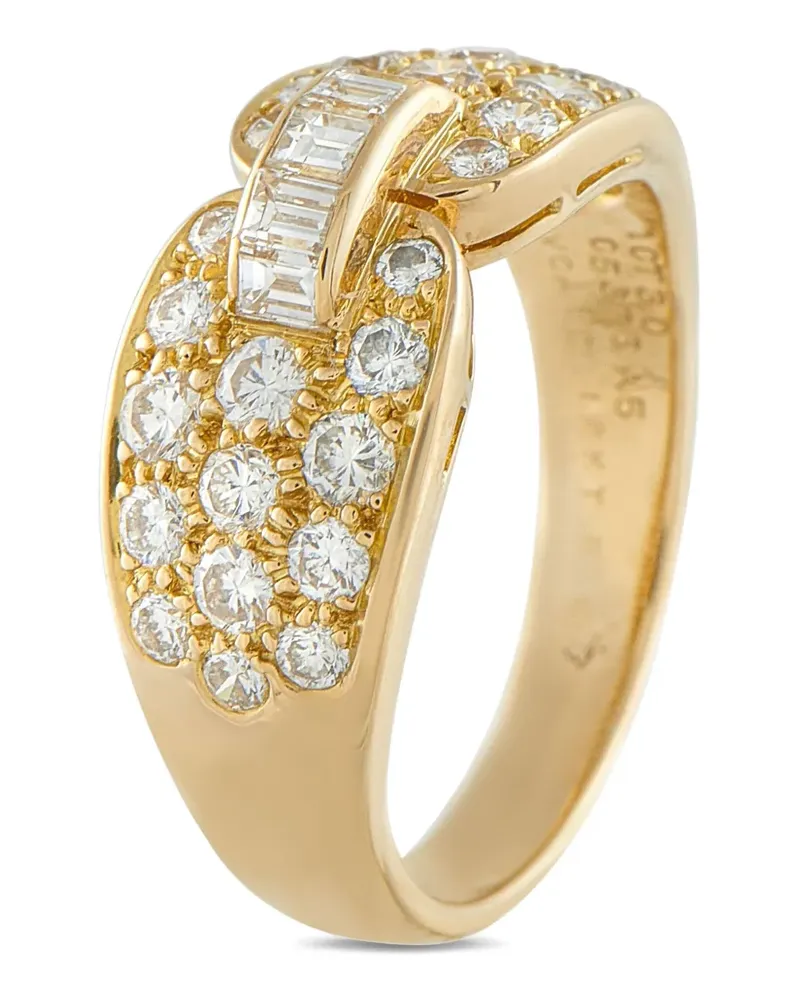 Van Cleef & Arpels 18K yellow gold diamond ring Gold
