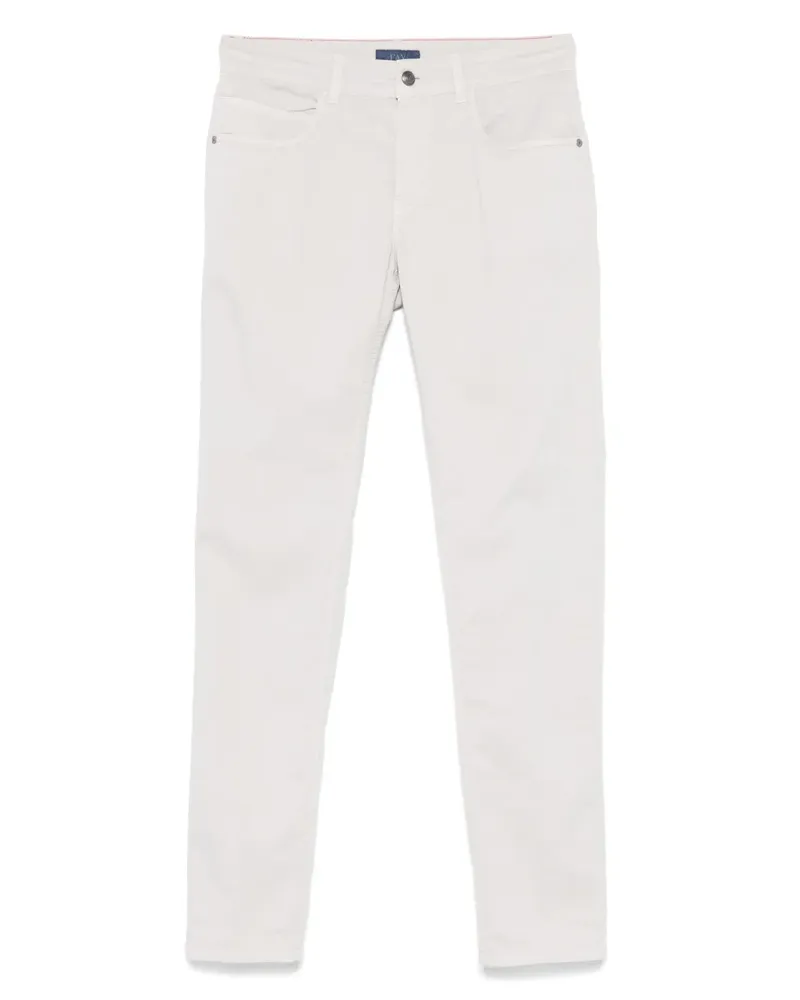 Fay Hose mit Logo-Patch - Grau Grau