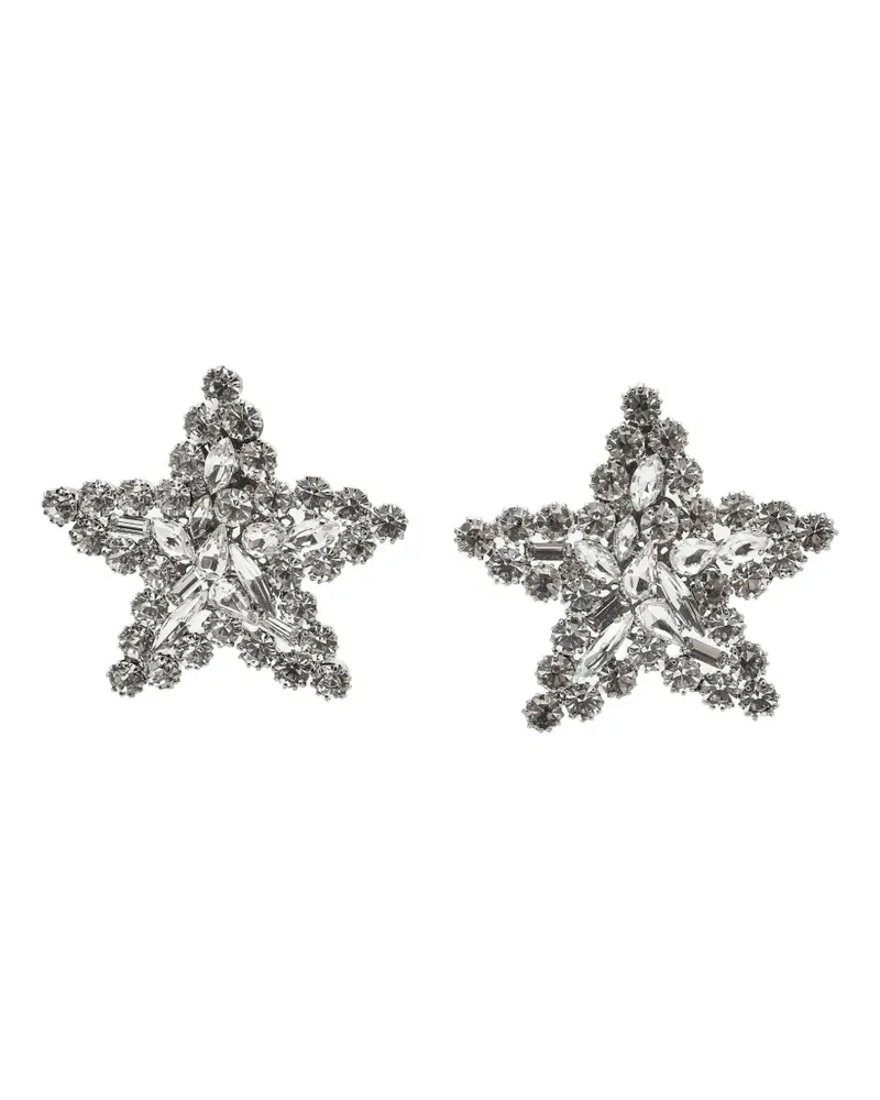 Alessandra Rich star-shape earrings - Silber Silber