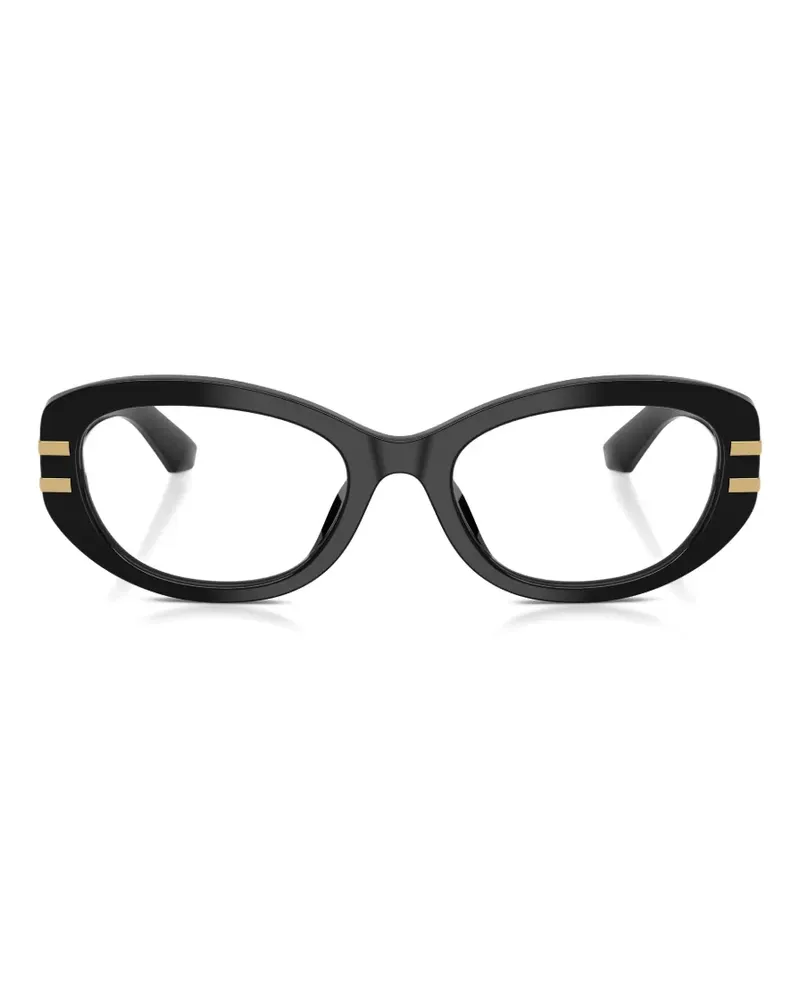 Dolce & Gabbana DG3455 Cat-Eye-Brille - Schwarz Schwarz