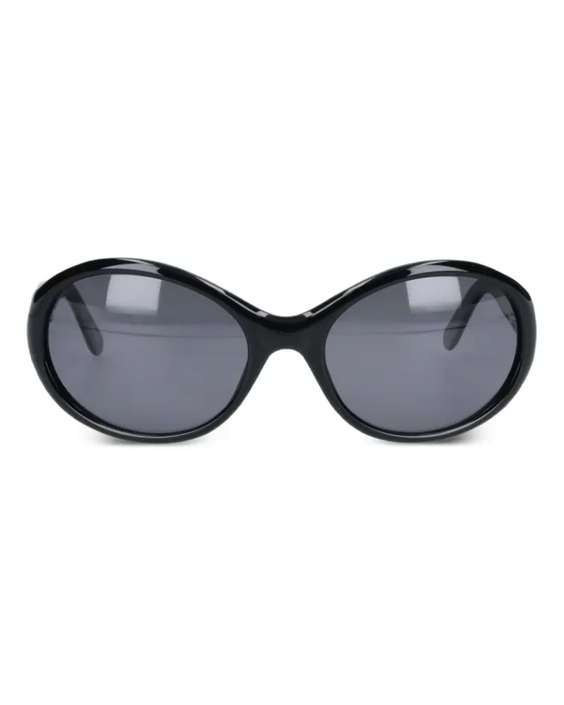 CHIMI Sonnenbrille mit ovalem Gestell - Schwarz Schwarz