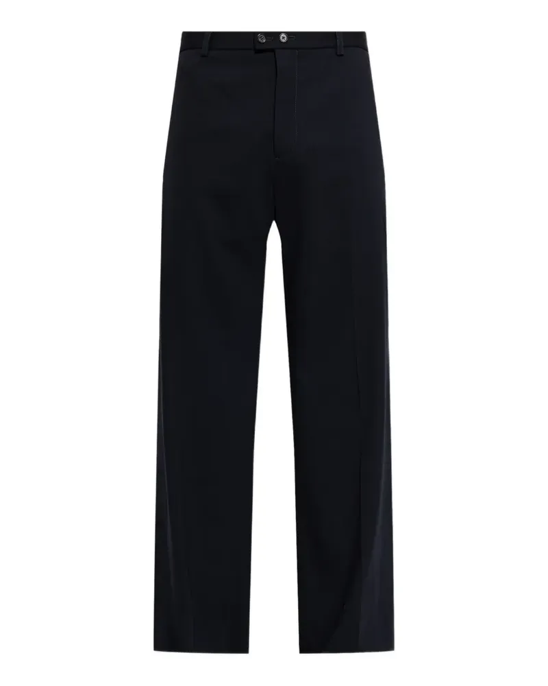 Jil Sander Klassische Hose mit Bügelfalten - Blau Blau