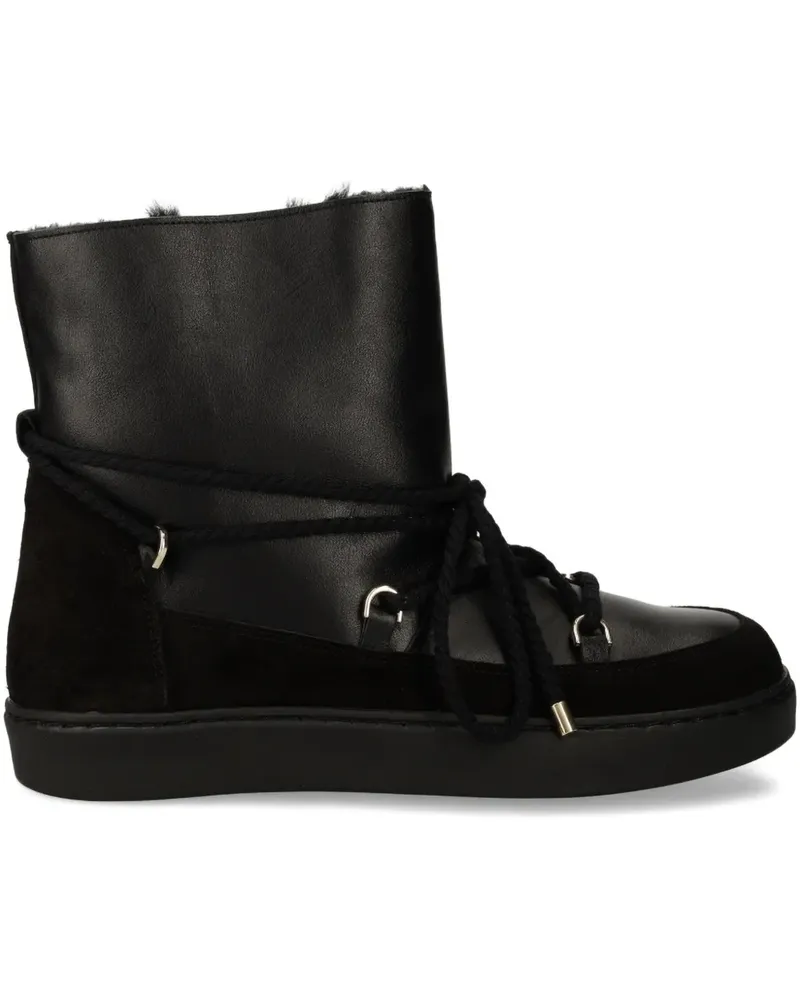Alohas lace-up leather snow boots - Schwarz Schwarz