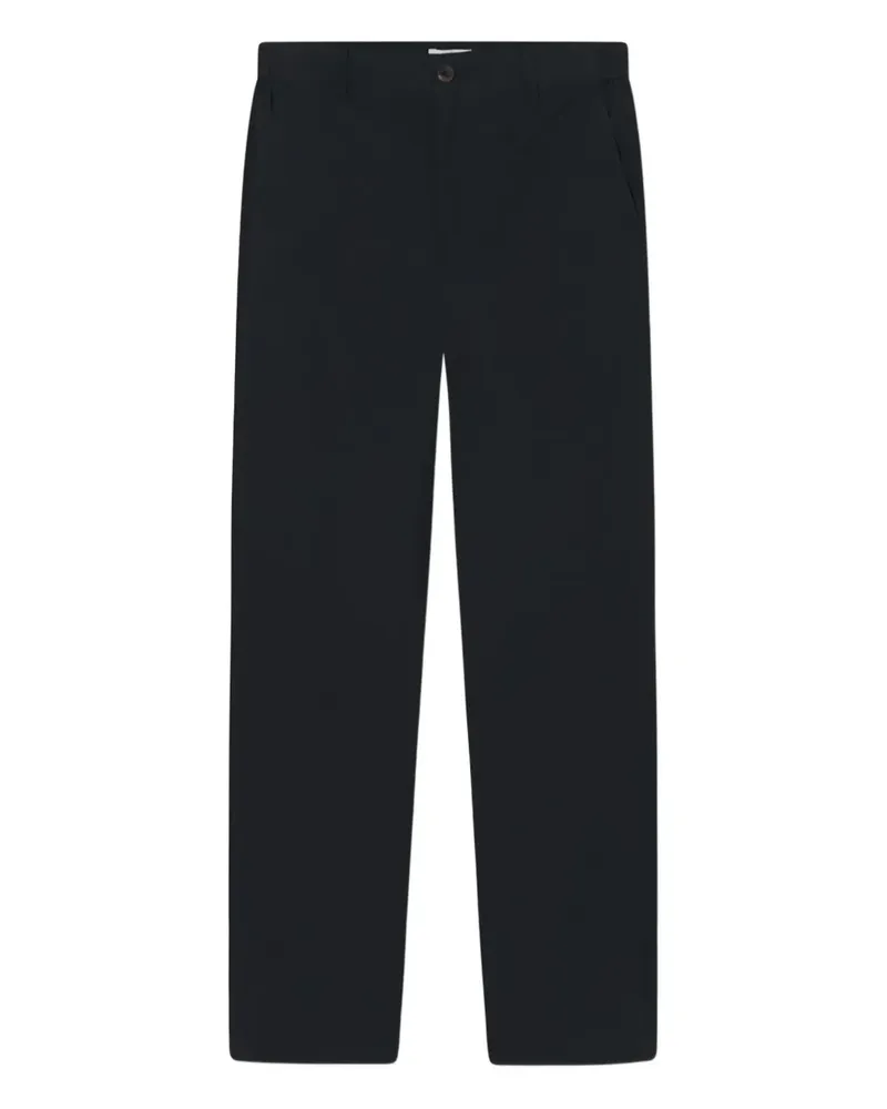 LES DEUX Gerade Hose - Schwarz Schwarz