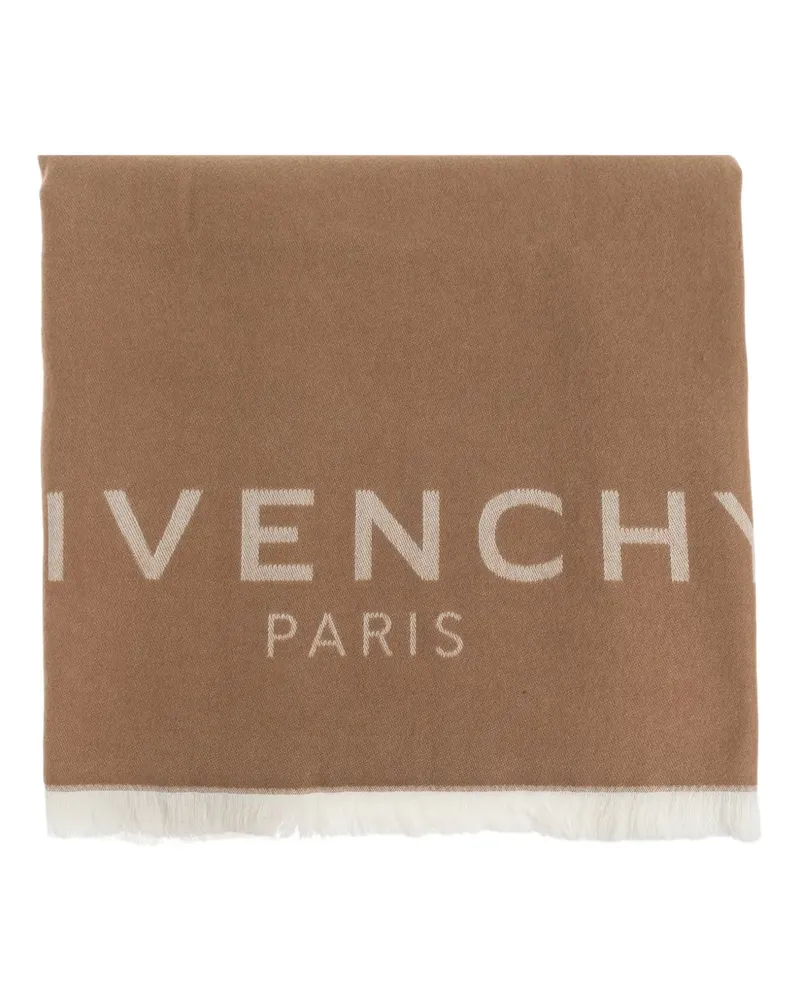 Givenchy Schal mit Fransen - Braun Braun