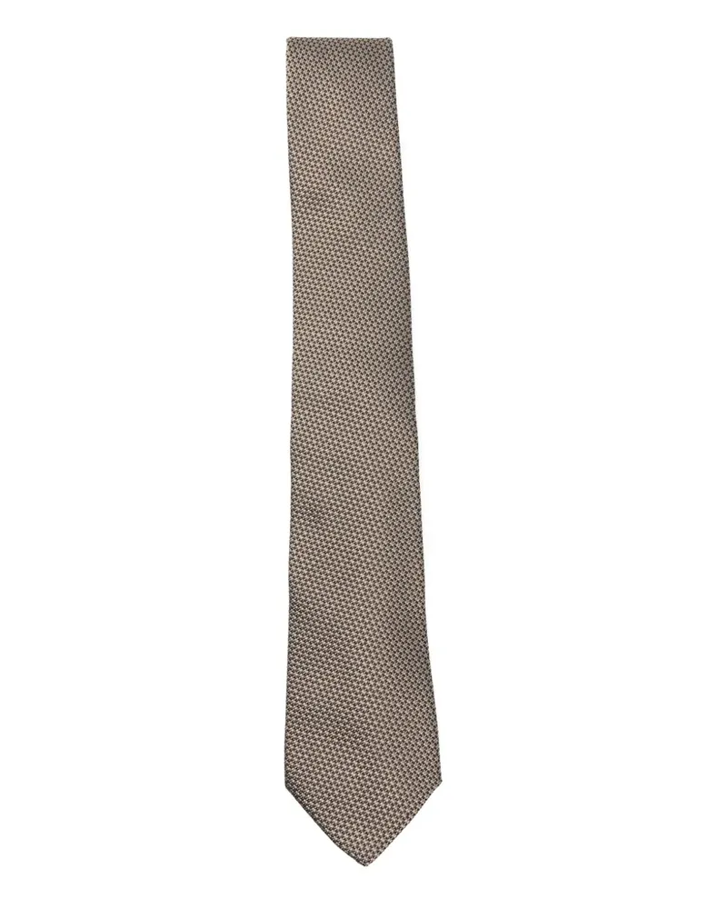 Dell'oglio patterned tie - Braun Braun