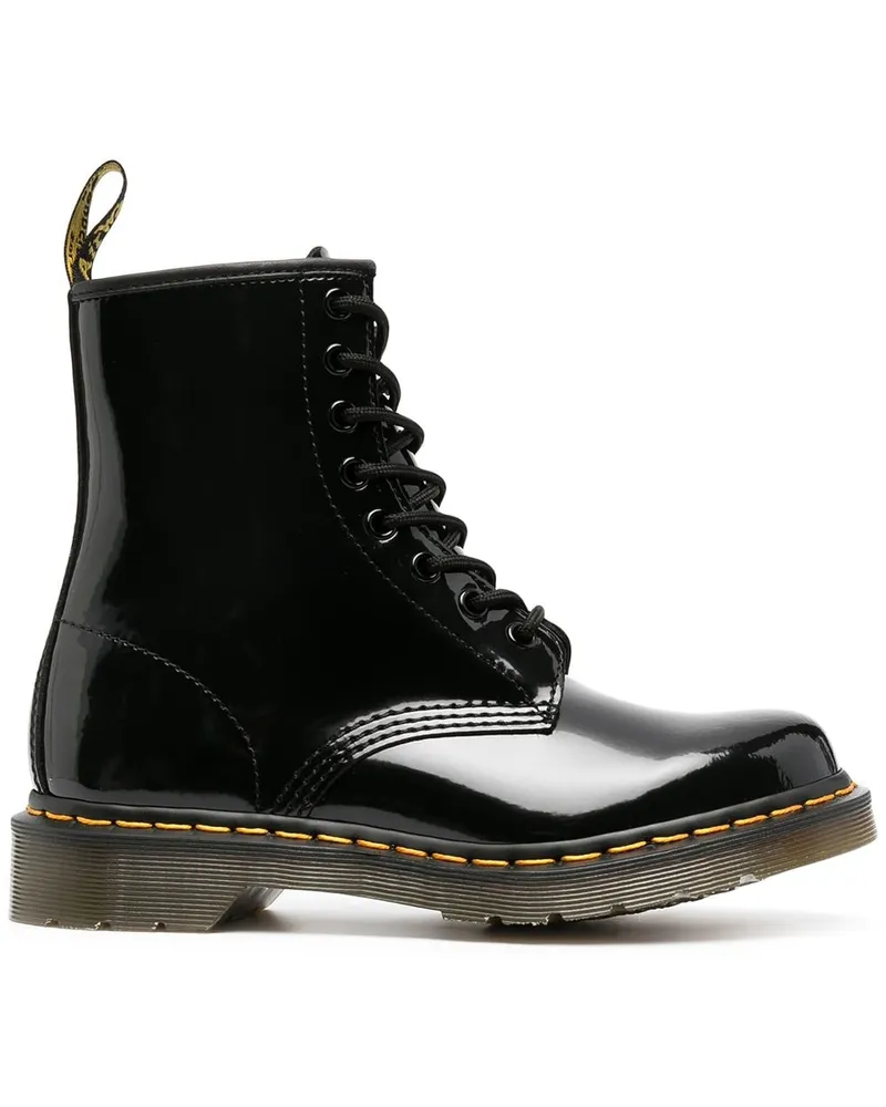 Dr.Martens Stiefel im Military-Look - Schwarz Schwarz