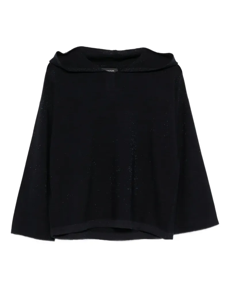 Fabiana Filippi drawstring-hem sweater - Schwarz Schwarz