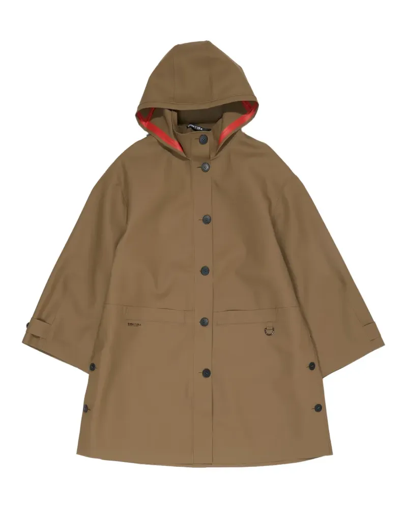 BIMBA Y LOLA Kapuzenmantel mit Knopfleiste - Nude Nude