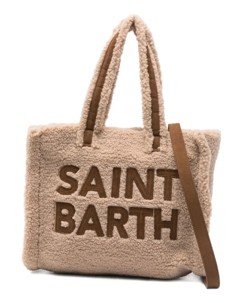 MC2 Saint Barth logo-detailing tote bag - Nude Nude