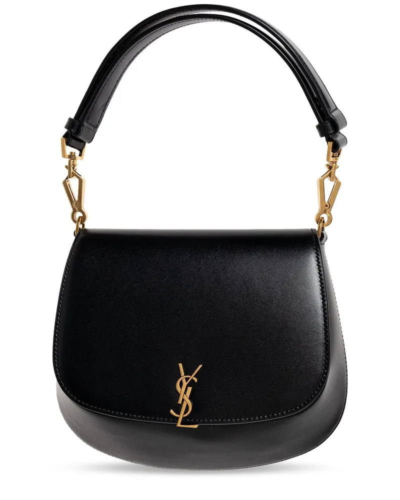 Saint Laurent Voltaire leather tote bag Schwarz