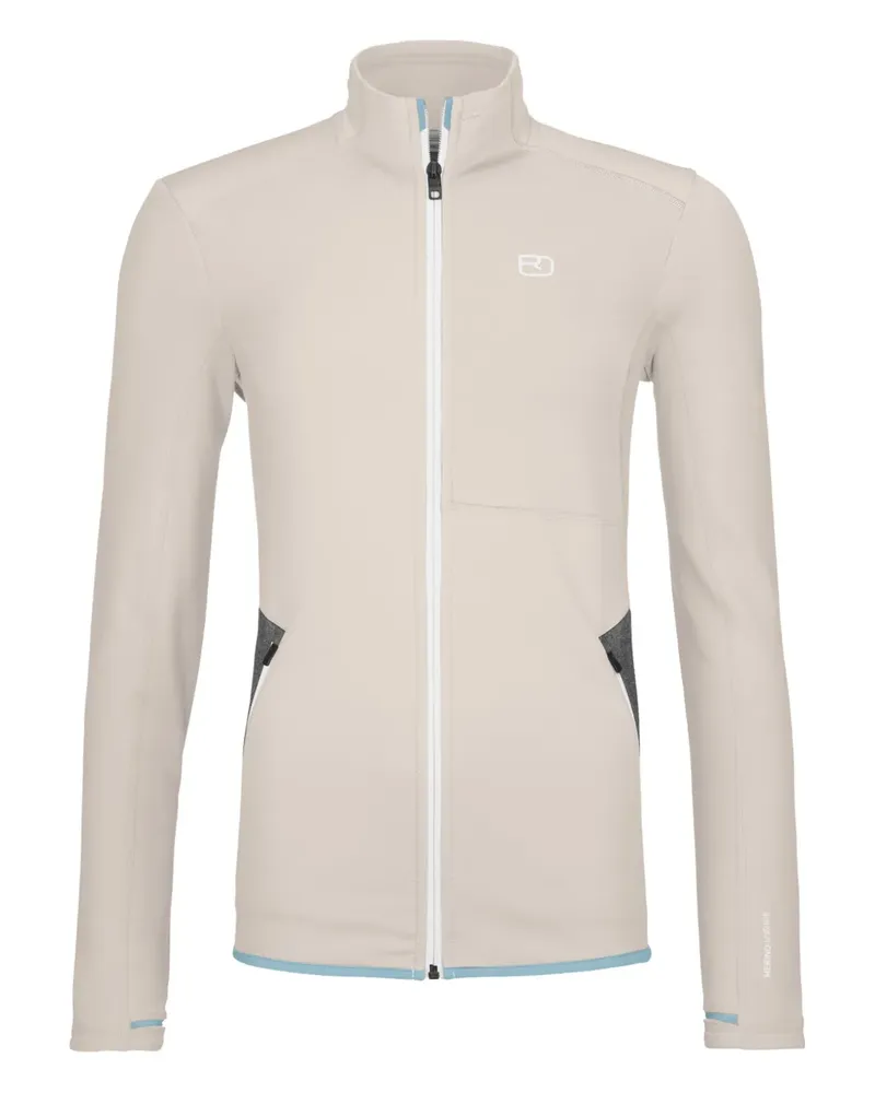 Ortovox Performance Sweatshirtjacke mit Reißverschluss - Nude Nude