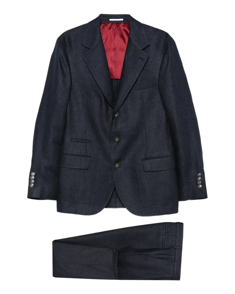 Brunello Cucinelli single-breasted suit - Blau Blau