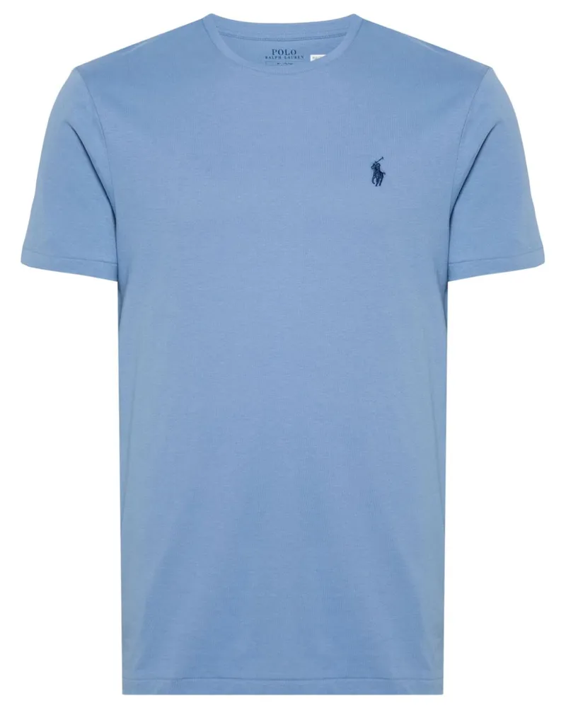 Ralph Lauren T-Shirt mit Polo Pony - Blau Blau