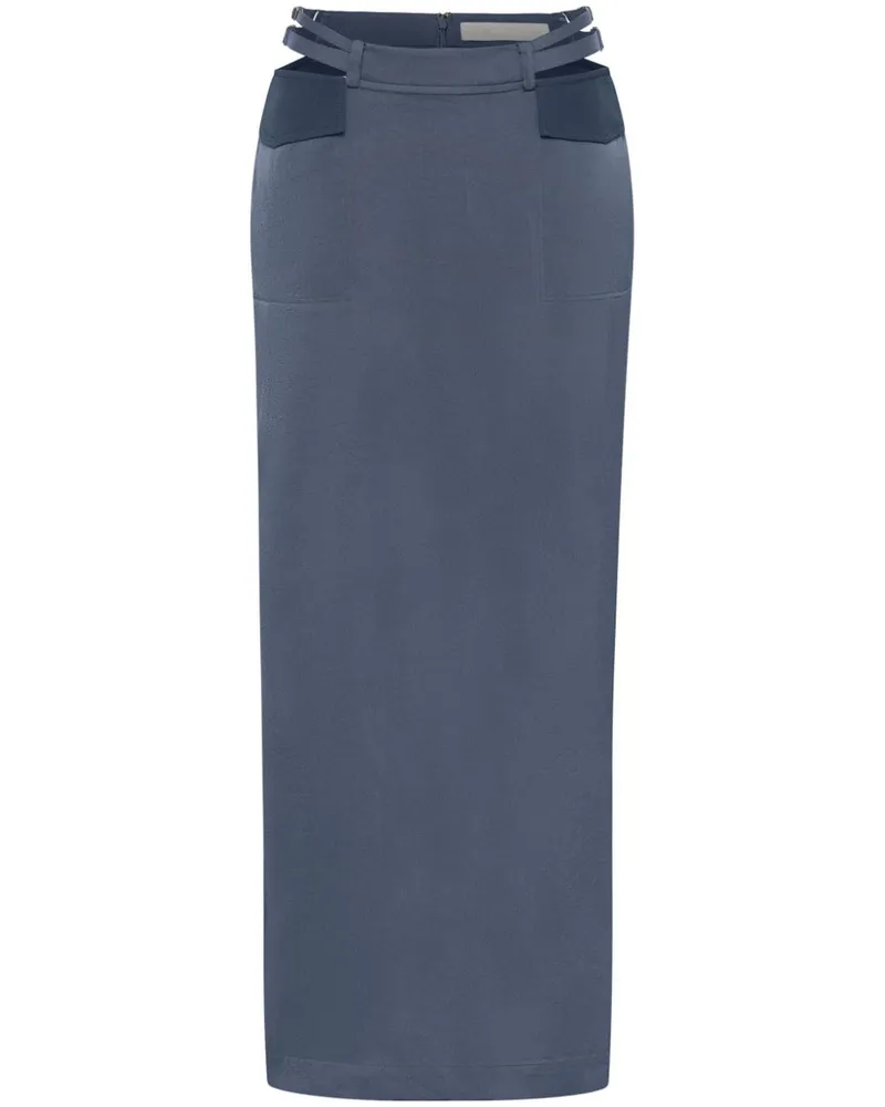 Dion Lee Crepe-Maxirock - Grau Grau