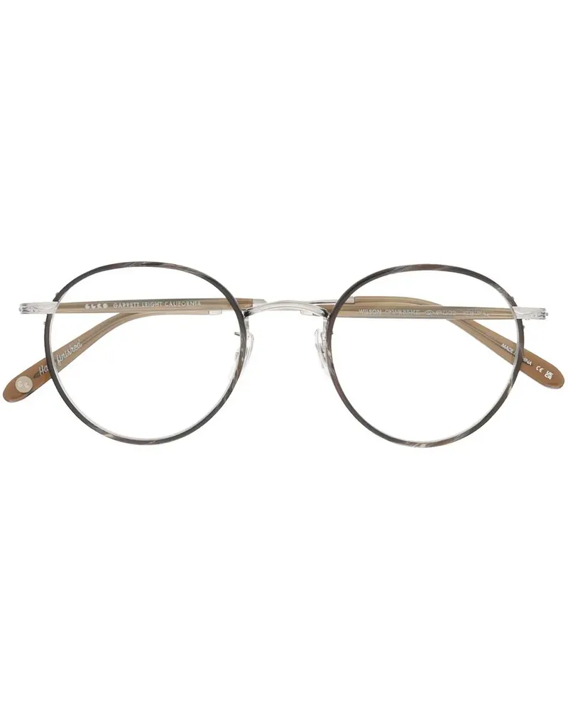 Garrett Leight Wilson Brille mit rundem Gestell - Braun Braun