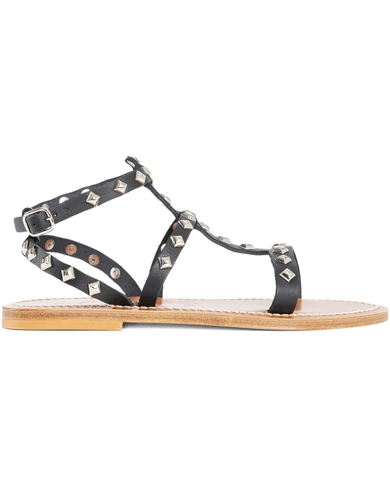 K.Jacques  ArelatePyr studded sandals - Schwarz Schwarz