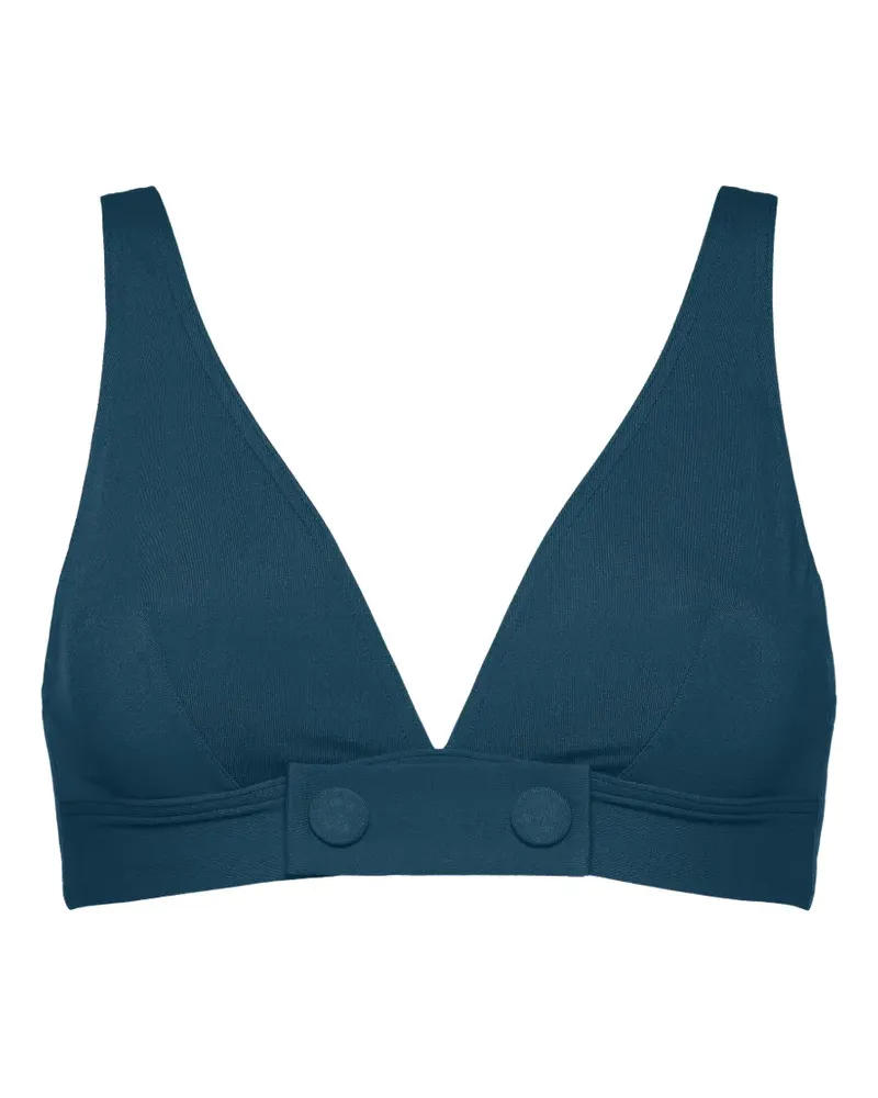 Eres Bikinioberteil mit V-Ausschnitt - Blau Blau