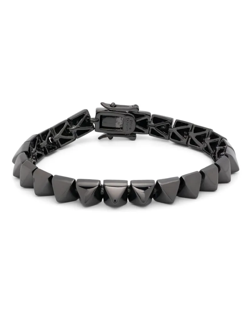 Eddie Borgo Pyramid Armband - Grau Grau