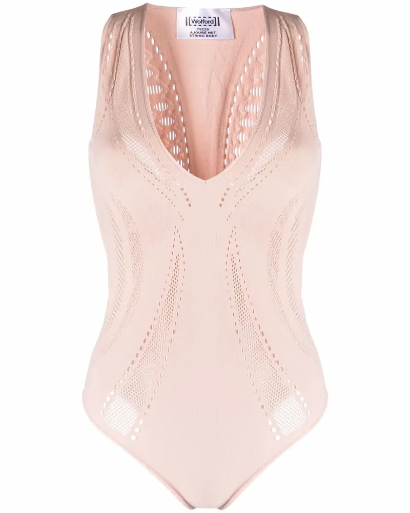 Wolford Ajouré Body - Rosa Rosa