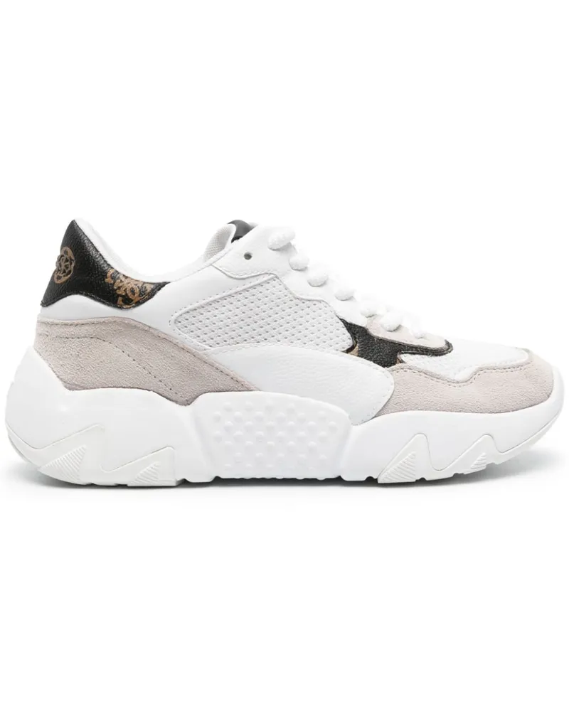 Guess Sneakers mit Einsätzen - Weiß Weiß