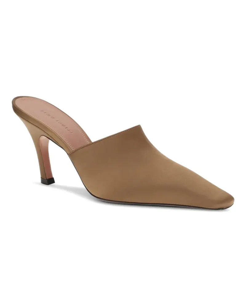 Amina Muaddi Jamie pointed-toe mules - Braun Braun