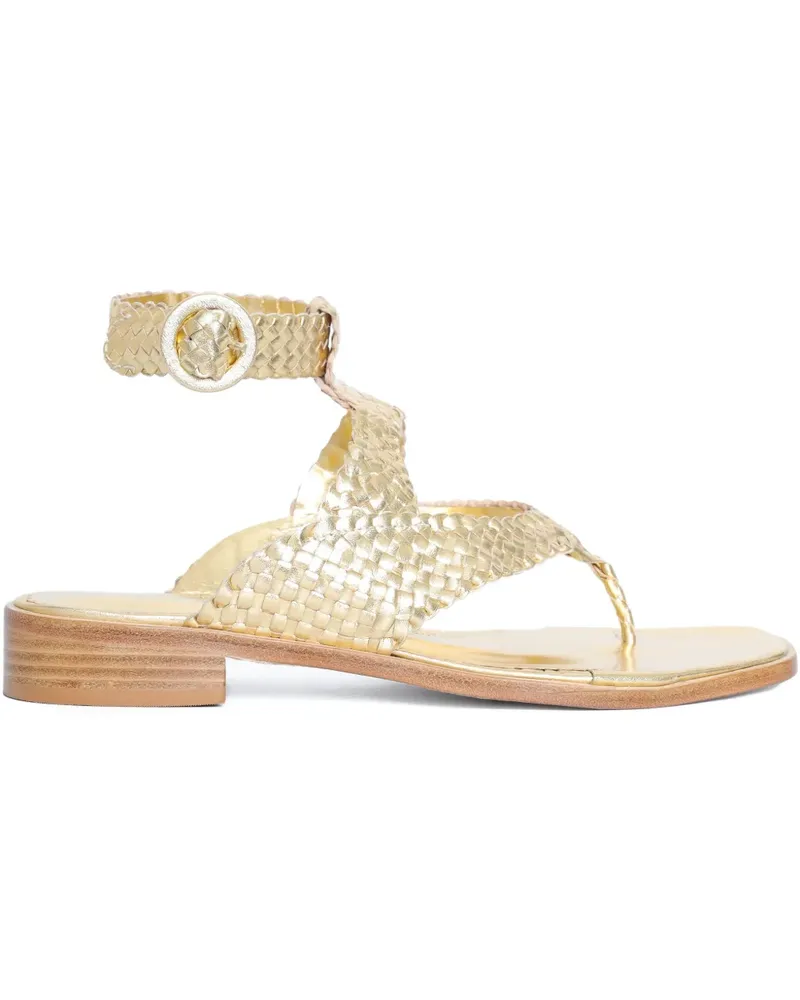 Sarah Chofakian Truffle sandals - Gold Gold
