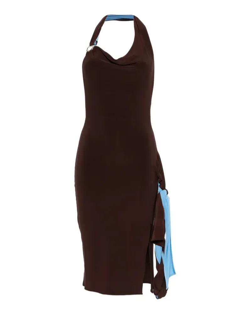 COPERNI side-slit midi dress - Braun Braun