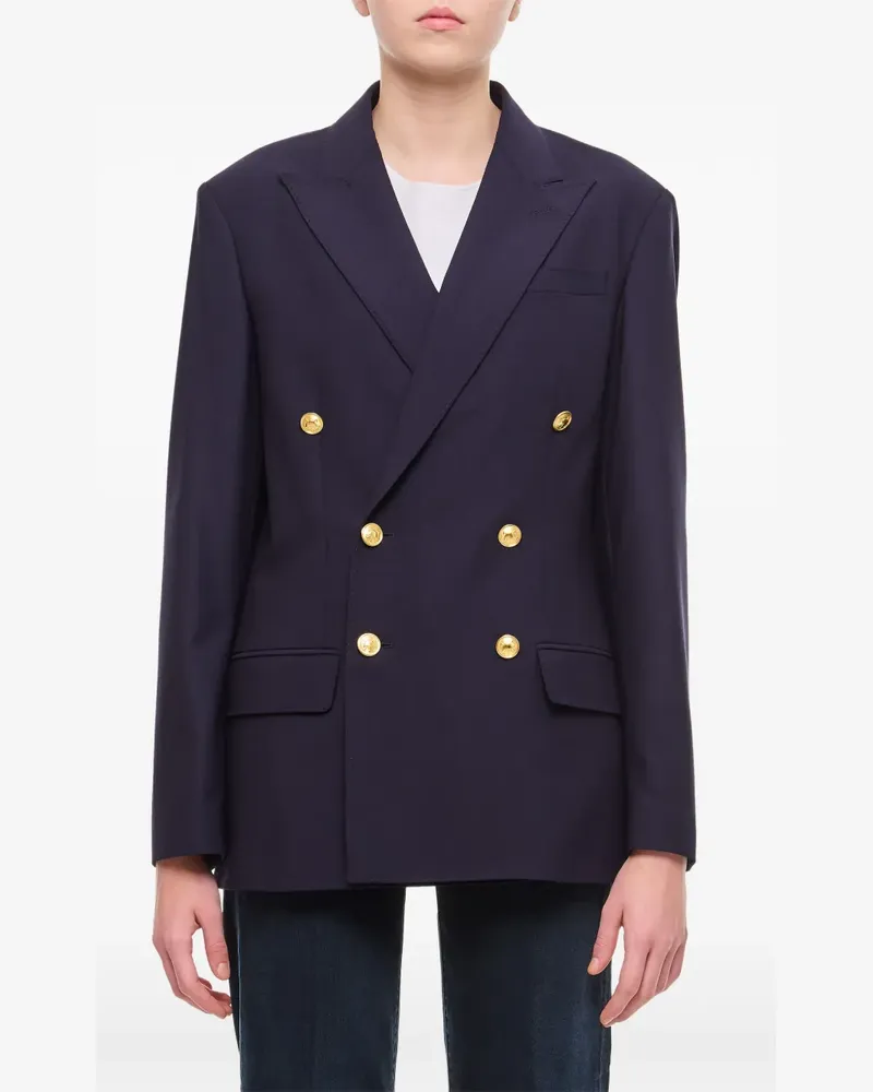 Ralph Lauren Doppelreihiger Blazer - Blau Blau