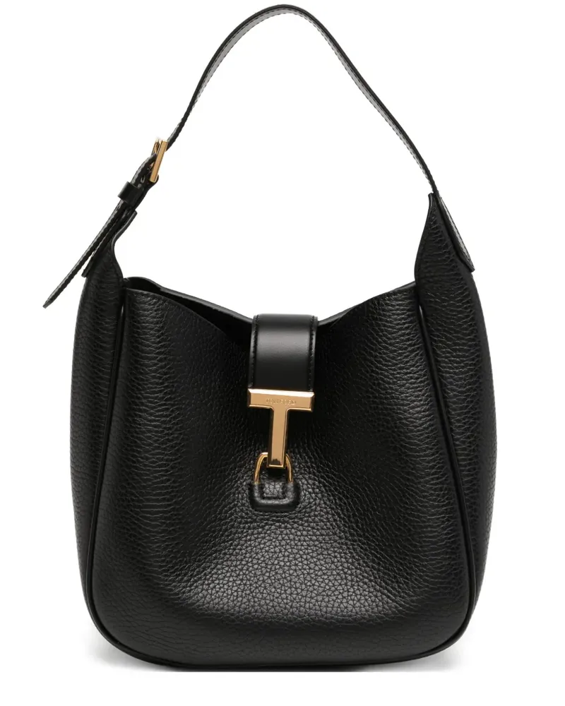 Tom Ford Tara Schultertasche aus Leder - Schwarz Schwarz
