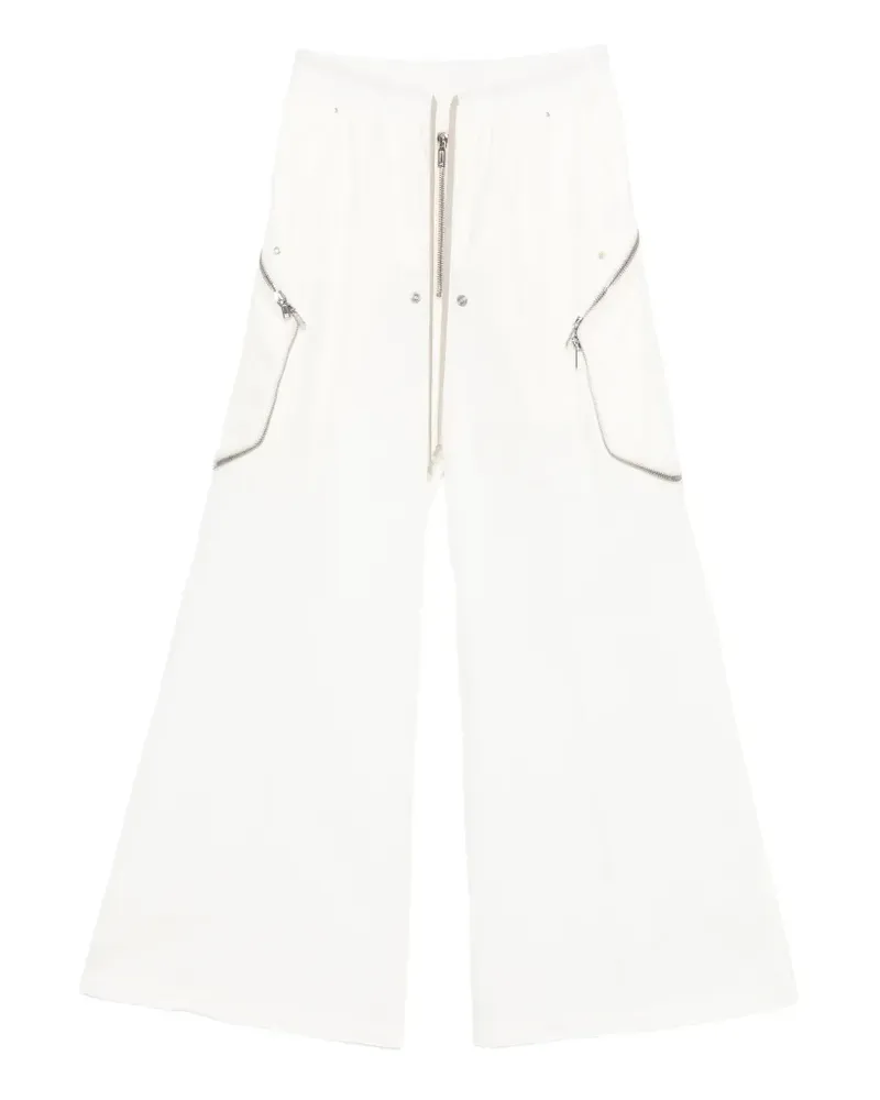 Rick Owens Gerade Hose mit Reißverschlusstasche - Weiß Weiß