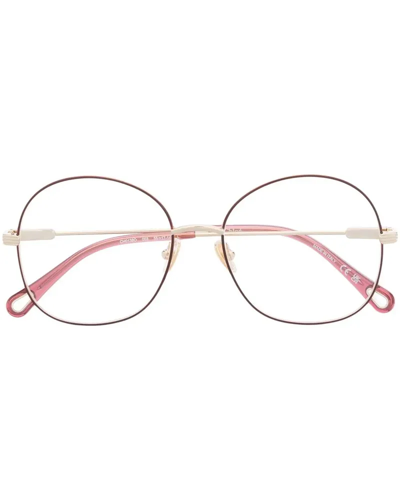 Chloé Brille mit rundem Gestell - Rosa Rosa