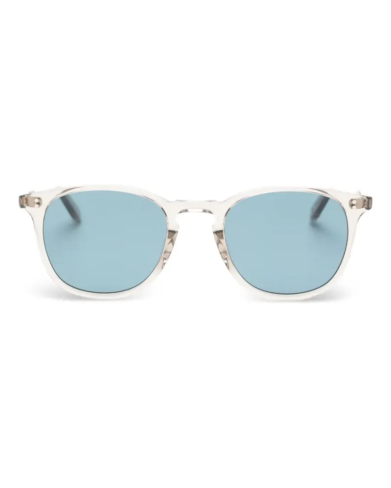 Garrett Leight Kinney round-frame sunglasses - Grau Grau
