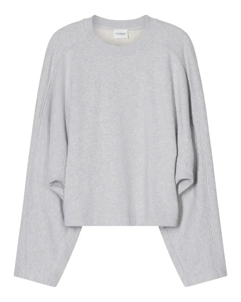 Closed Gerafftes Sweatshirt - Grau Grau