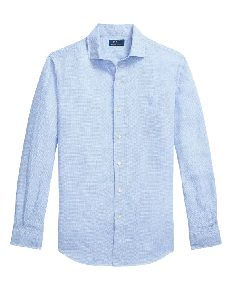 Ralph Lauren Hemd mit Polo Pony - Blau Blau