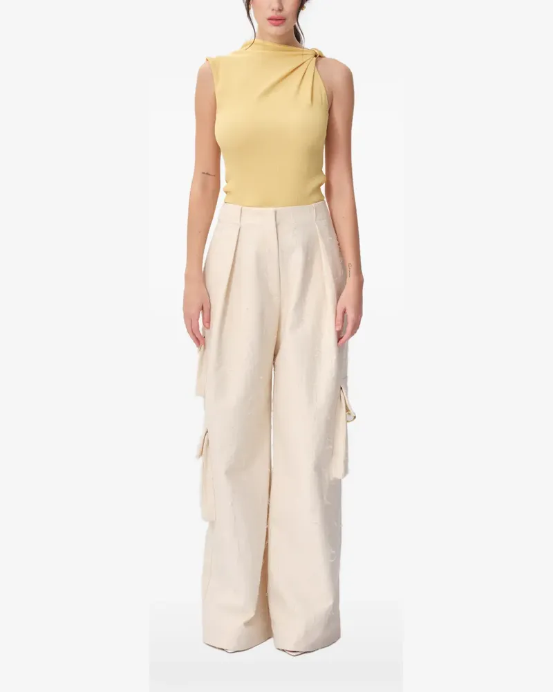 CONCEPTO Tropical asymmetrical top - Gelb Gelb