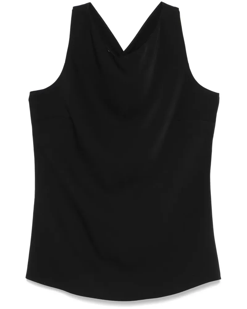 P.A.R.O.S.H. Oberteil mit Cut-Out - Schwarz Schwarz