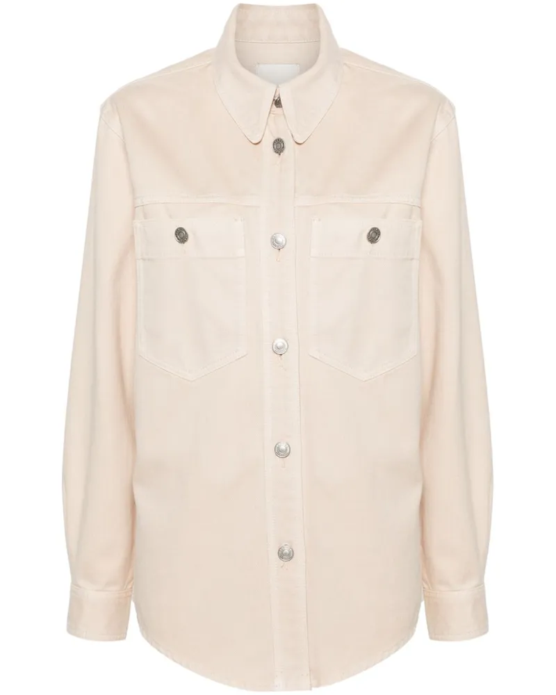 Isabel Marant Geknöpfte Talbot Hemdjacke - Nude Nude