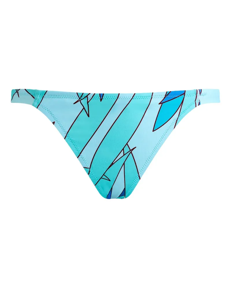 Vilebrequin Bikinihöschen mit abstraktem Muster - Blau Blau