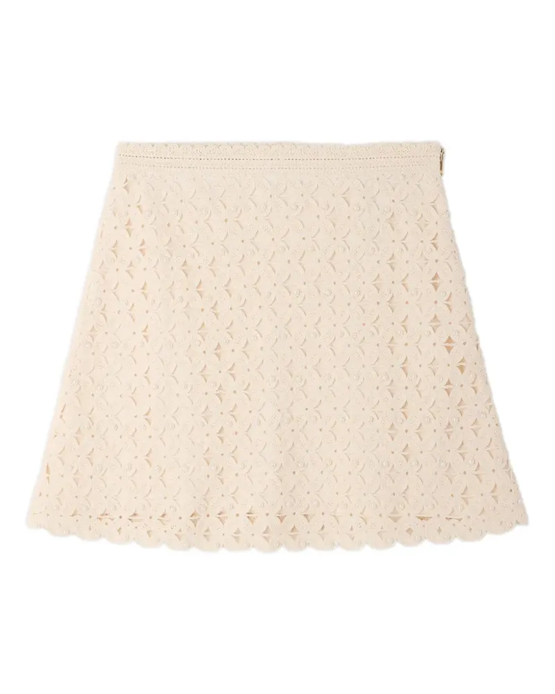 Sandro Gestreiftes Stricktop - Weiß Weiß