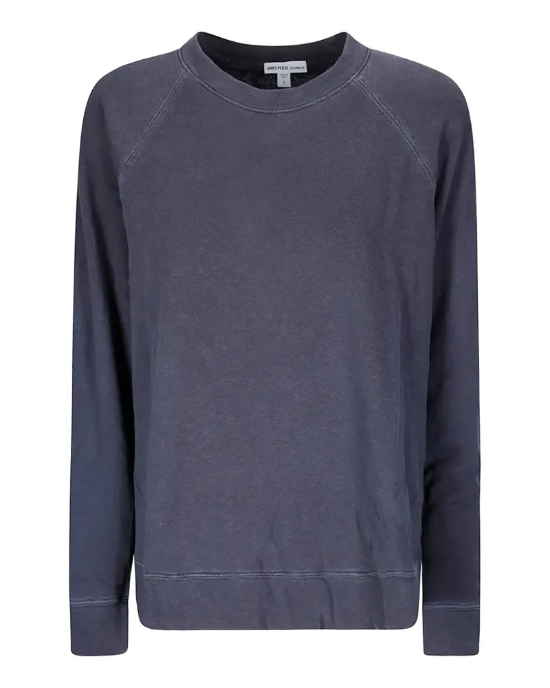 James Perse Sweatshirt mit Raglanärmeln - Blau Blau