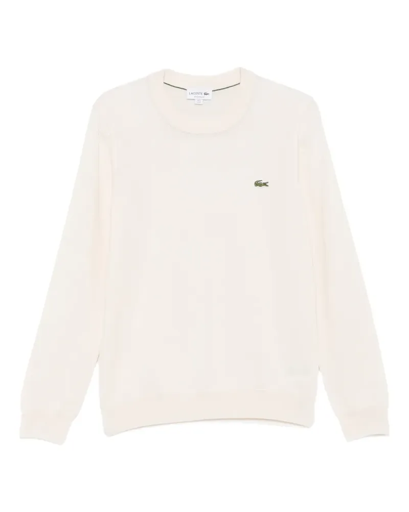Lacoste Pullover mit Logo-Patch - Nude Nude