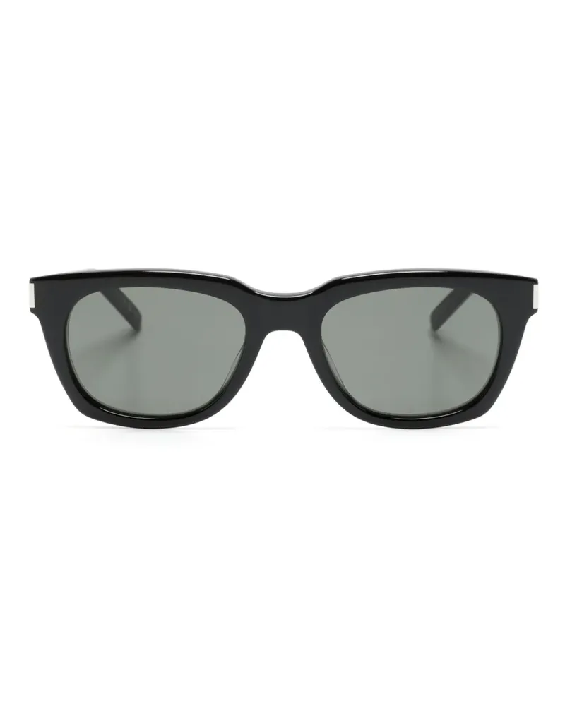 Saint Laurent Eckige SL 582 Sonnenbrille - Schwarz Schwarz