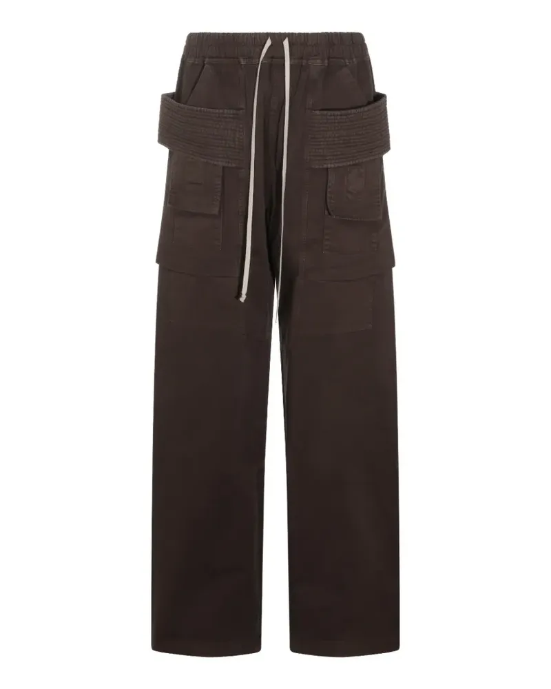 DRKSHDW by Rick Owens drawstring-waist cargo pants - Braun Braun