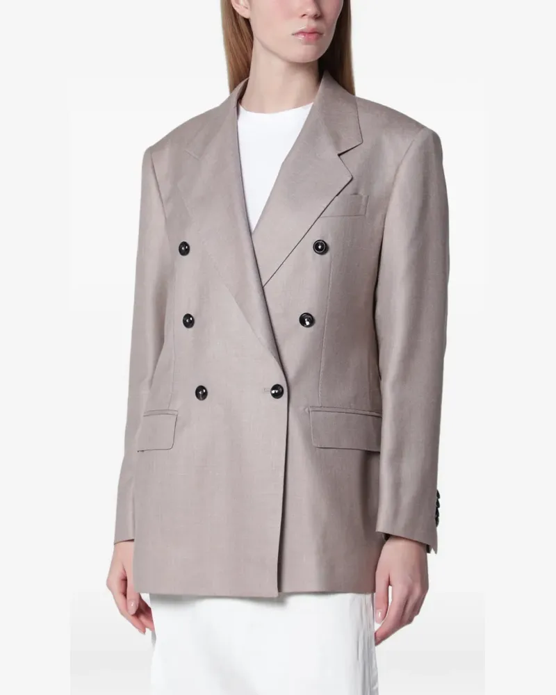 Tagliatore double-breasted blazer - Grau Grau