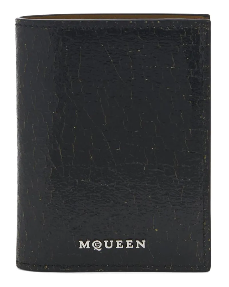 Alexander McQueen Klassisches Portemonnaie - Schwarz Schwarz
