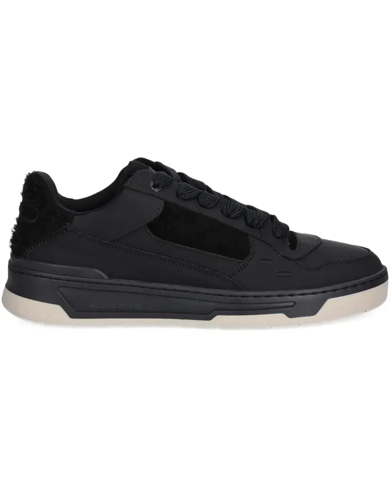 Filling Pieces Sneakers mit Einsätzen - Schwarz Schwarz